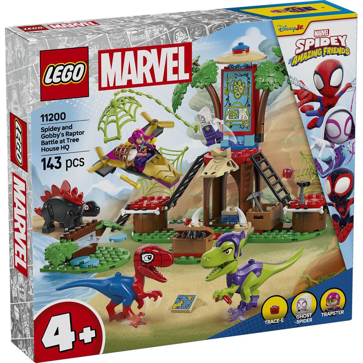 LEGO Spidey Spidey en Gobby's raptorstrijd bij de boomhut