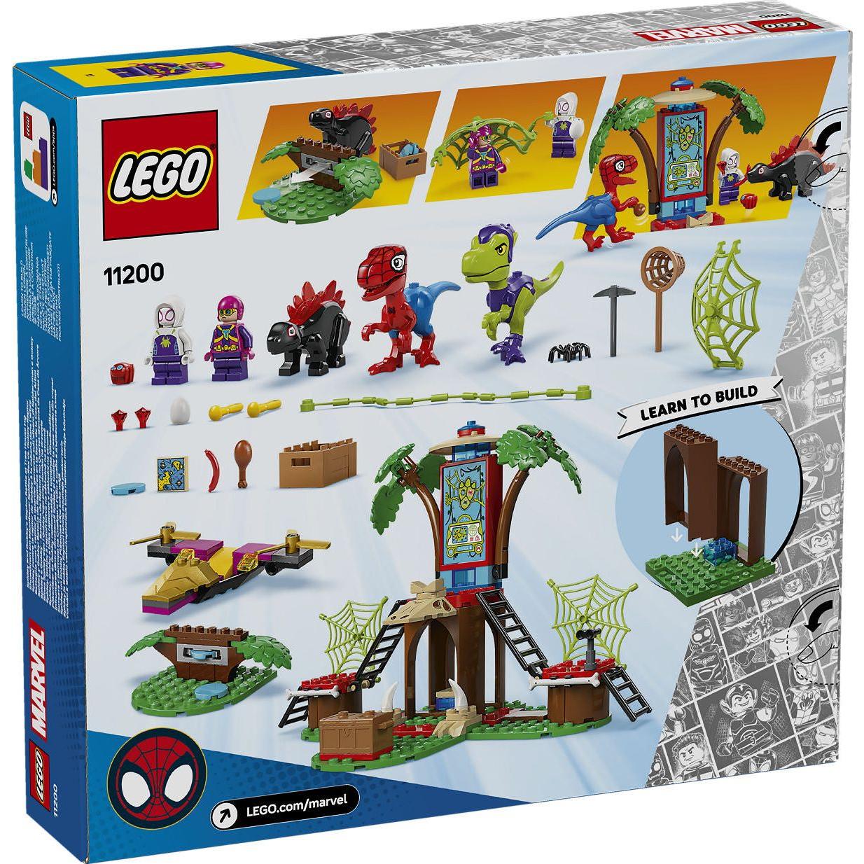 LEGO Spidey Spidey en Gobby's raptorstrijd bij de boomhut