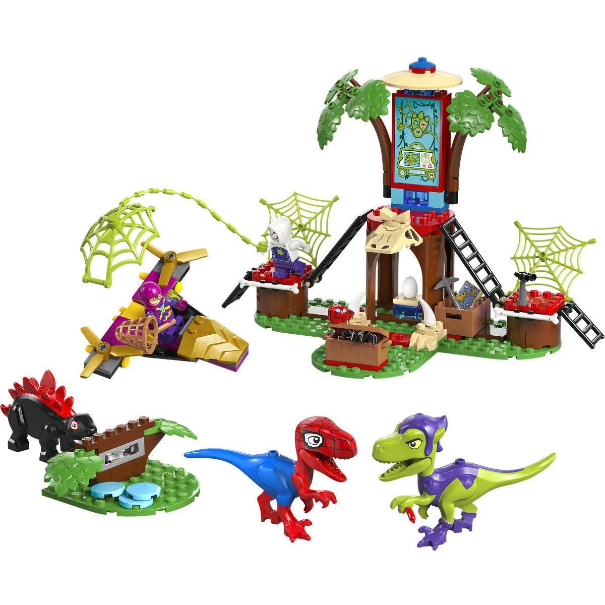 LEGO Spidey Spidey en Gobby's raptorstrijd bij de boomhut