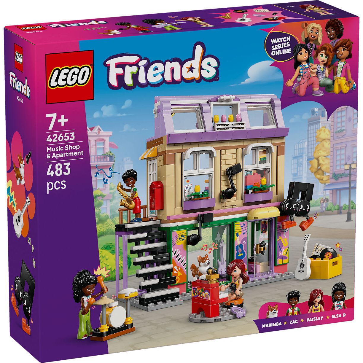LEGO Friends Muziekwinkel en appartement