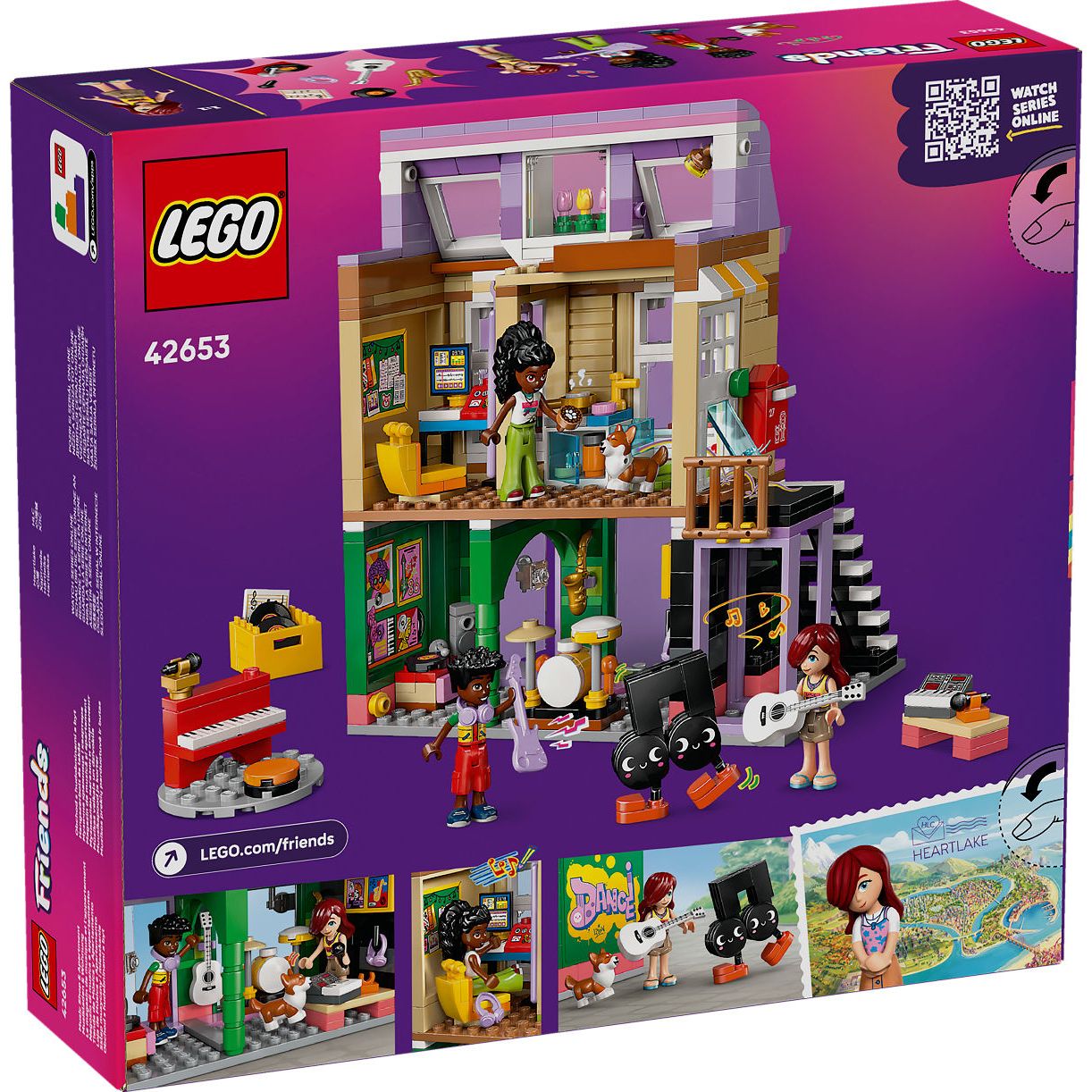 LEGO Friends Muziekwinkel en appartement