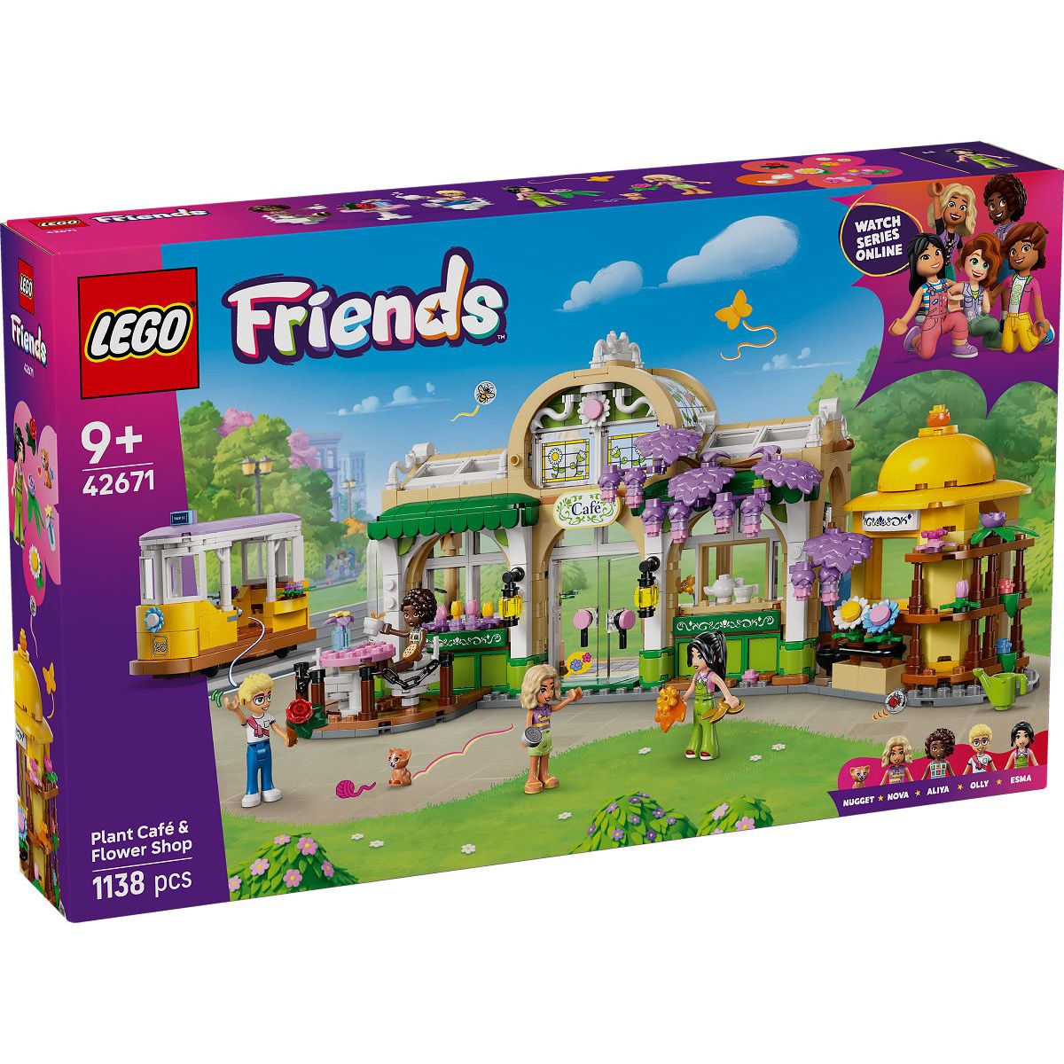 LEGO Friends Plantencafé en bloemenwinkel