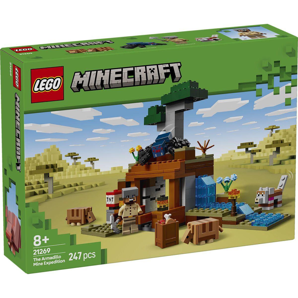 LEGO Minecraft De gordeldieren bij de mijn