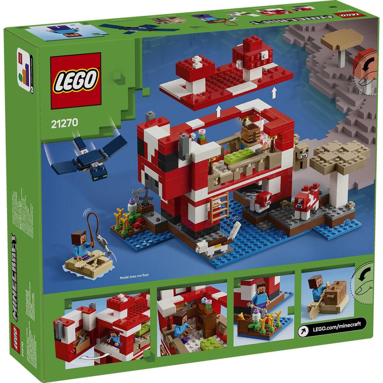 LEGO Minecraft Het Mooshroom huis