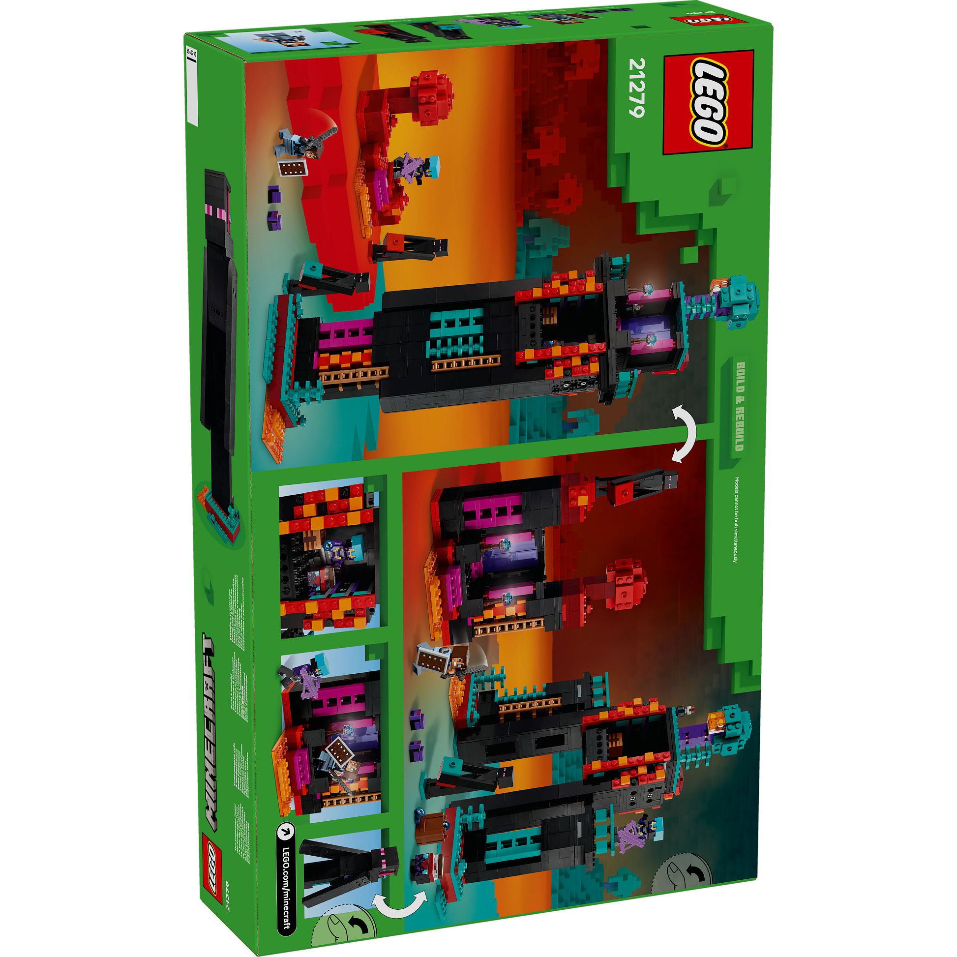 LEGO Minecraft De Enderman toren