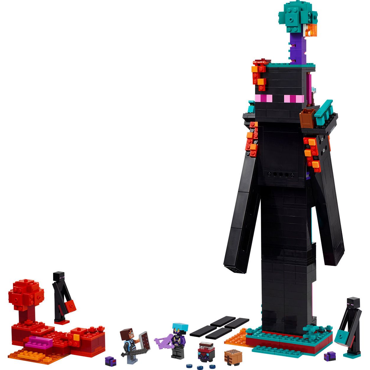 LEGO Minecraft De Enderman toren
