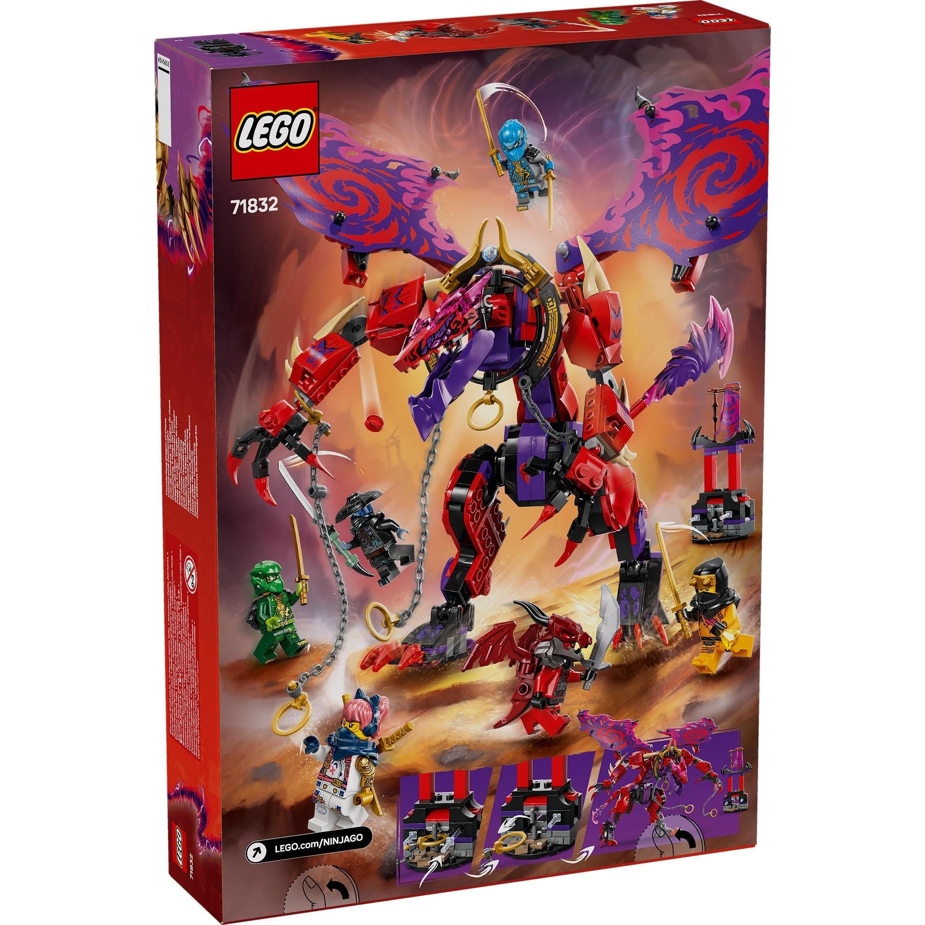 LEGO Ninjago Bliksemtand Draak van Chaos