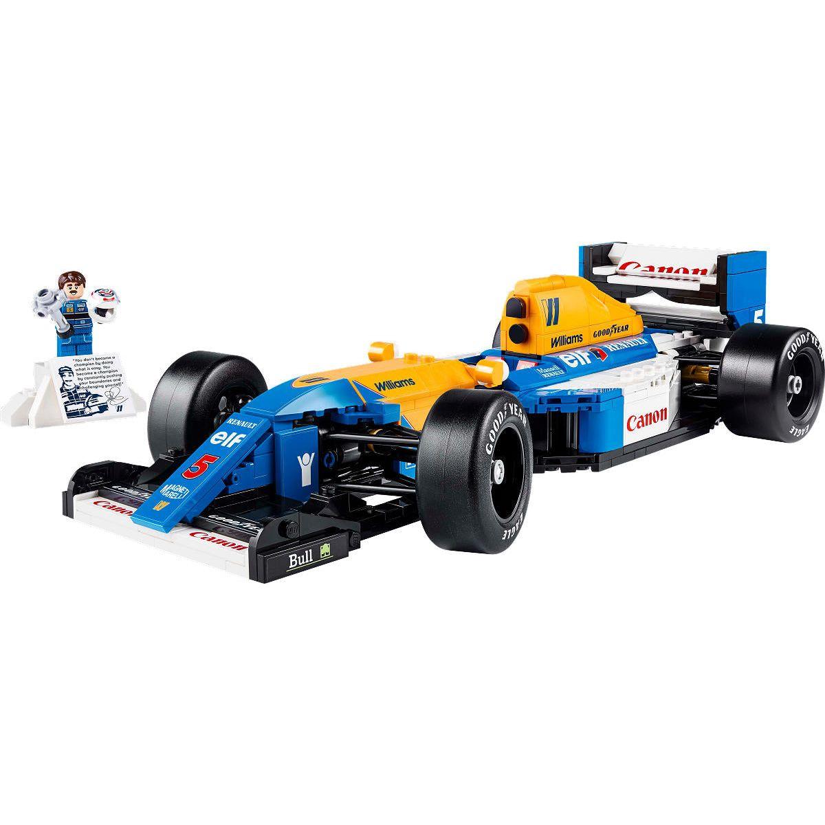 LEGO ICONS Williams Racing FW14B en Nigel Mansell