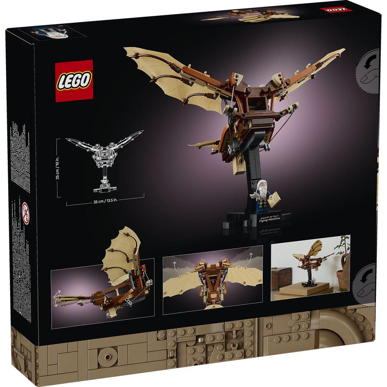 LEGO Icons De vliegmachine van Leonardo da Vinci