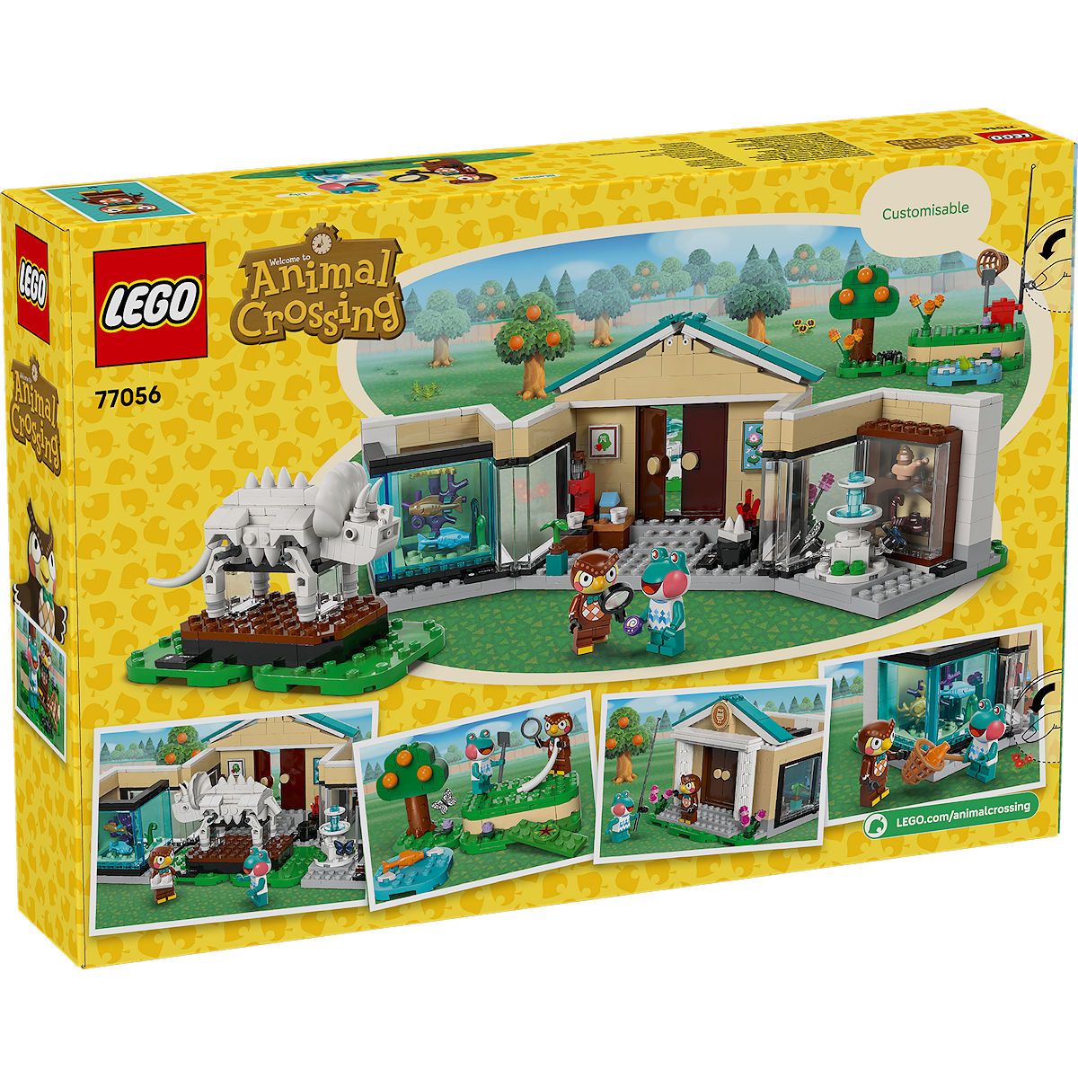 LEGO Animal Crossing Blathers' museumcollectie