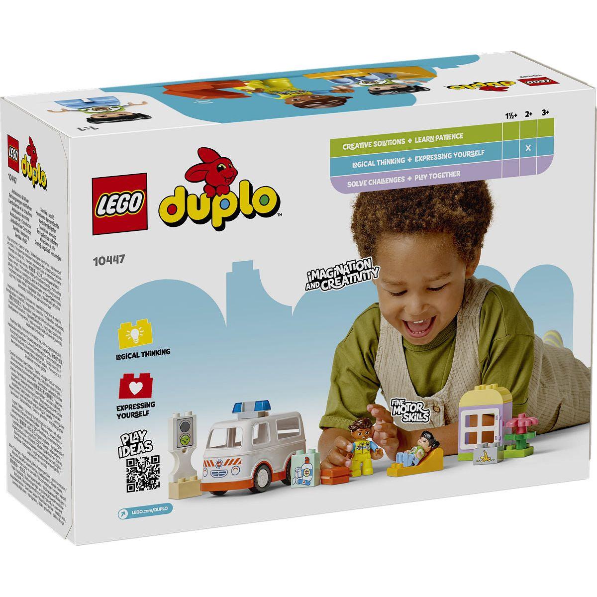 DUPLO Stad Ambulance met chauffeur