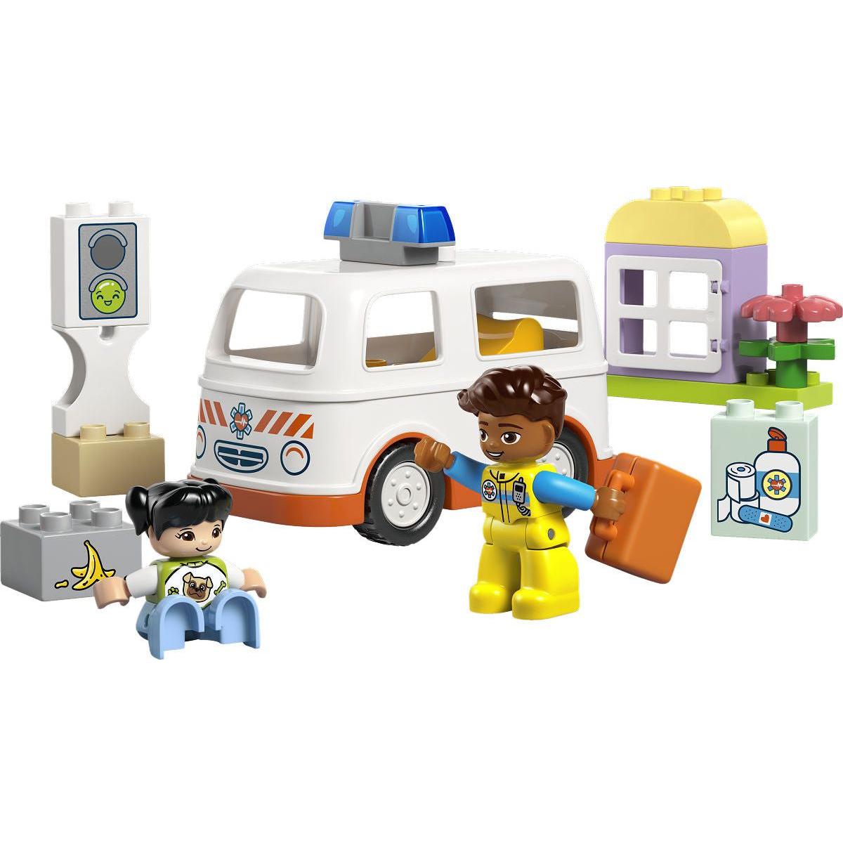 DUPLO Stad Ambulance met chauffeur