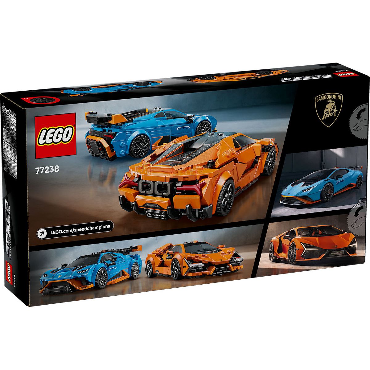 LEGO Speed Champions Lamborghini Revuelto en Huracán STO