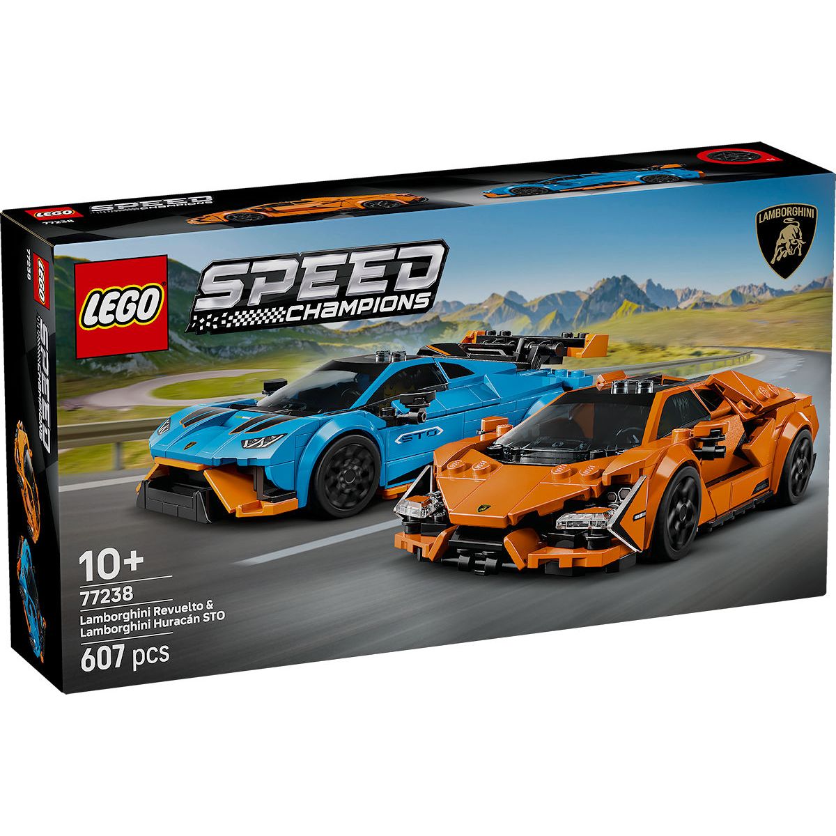 LEGO Speed Champions Lamborghini Revuelto en Huracán STO