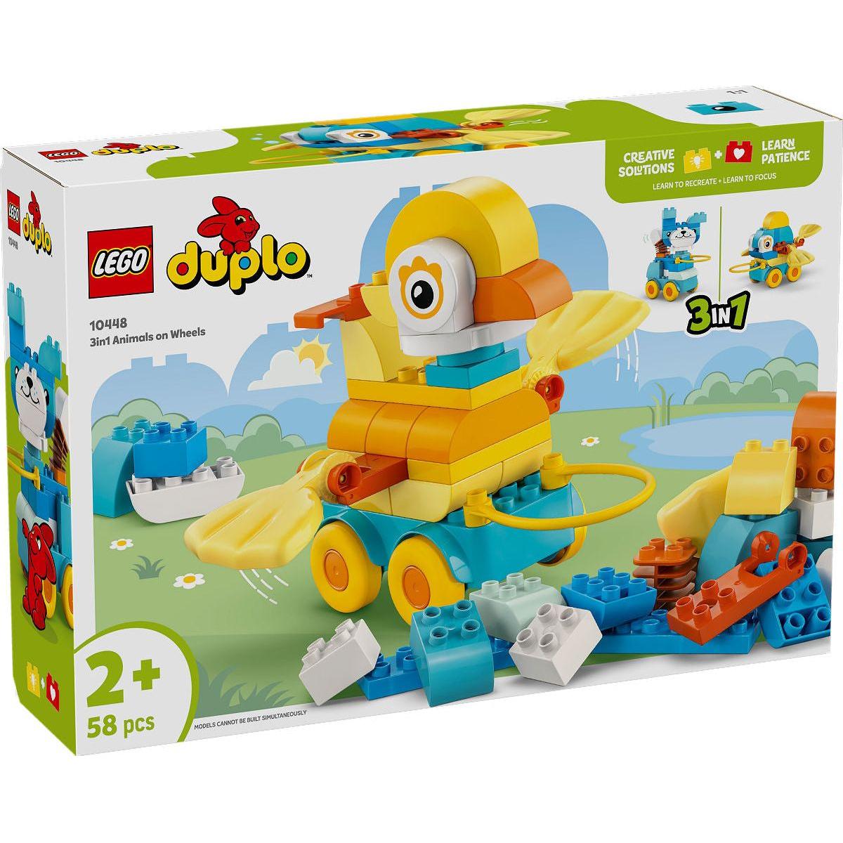 DUPLO Stad 3-in-1 dieren op wielen