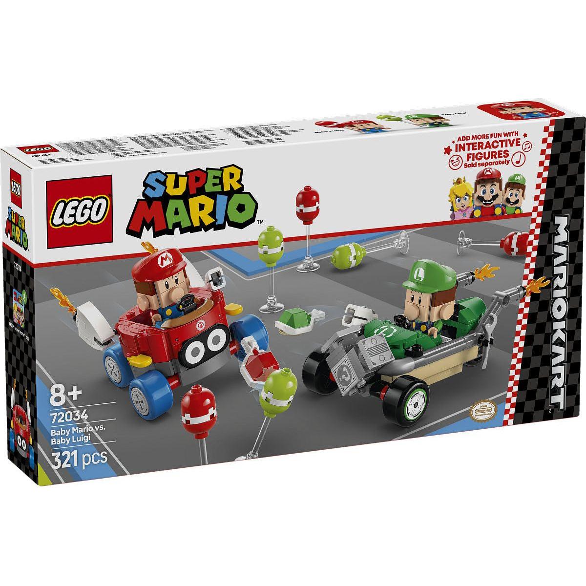 LEGO Super Mario Kart # Baby Mario vs. Baby Luigi