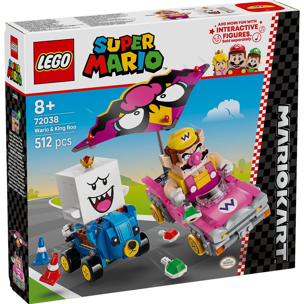 LEGO Super Mario Mario Kart – Wario en King Boo