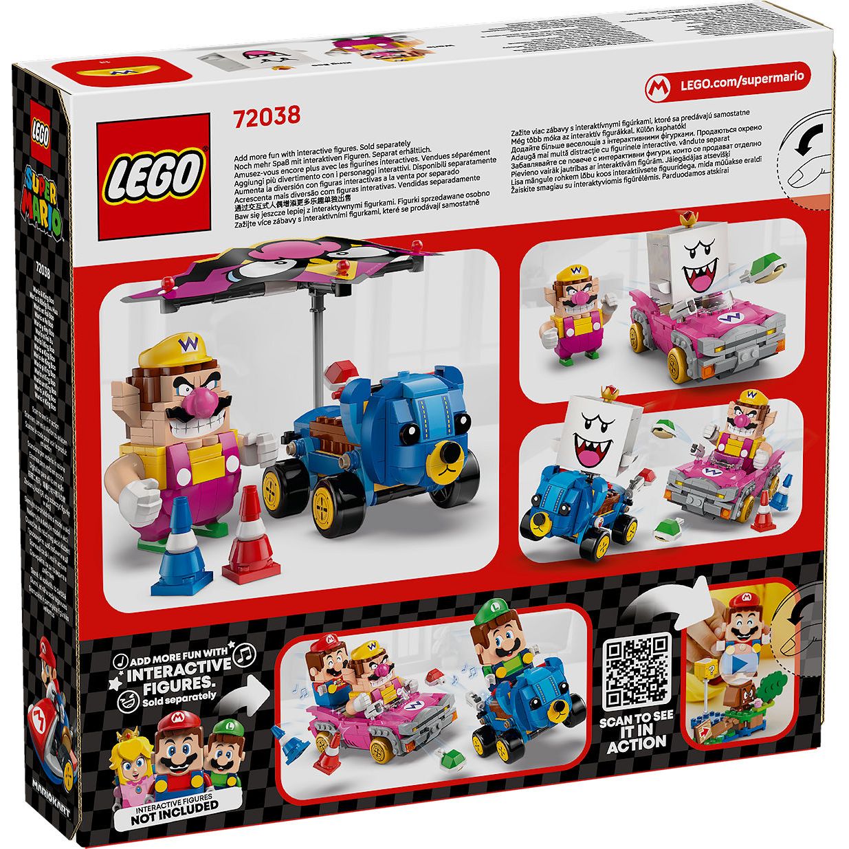 LEGO Super Mario Mario Kart – Wario en King Boo