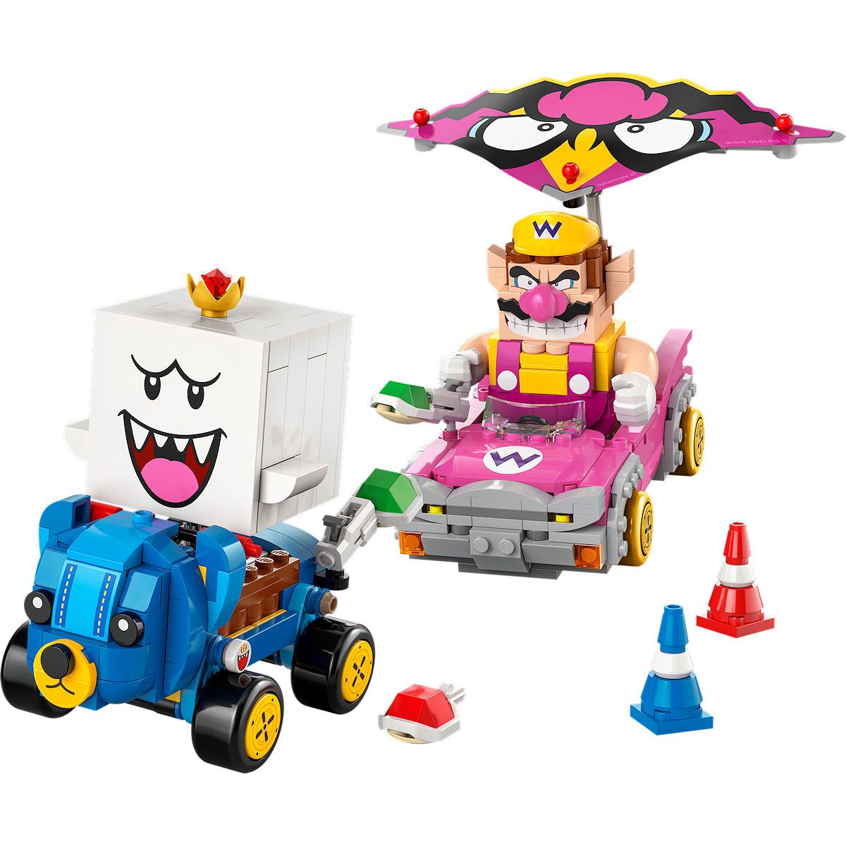 LEGO Super Mario Mario Kart – Wario en King Boo