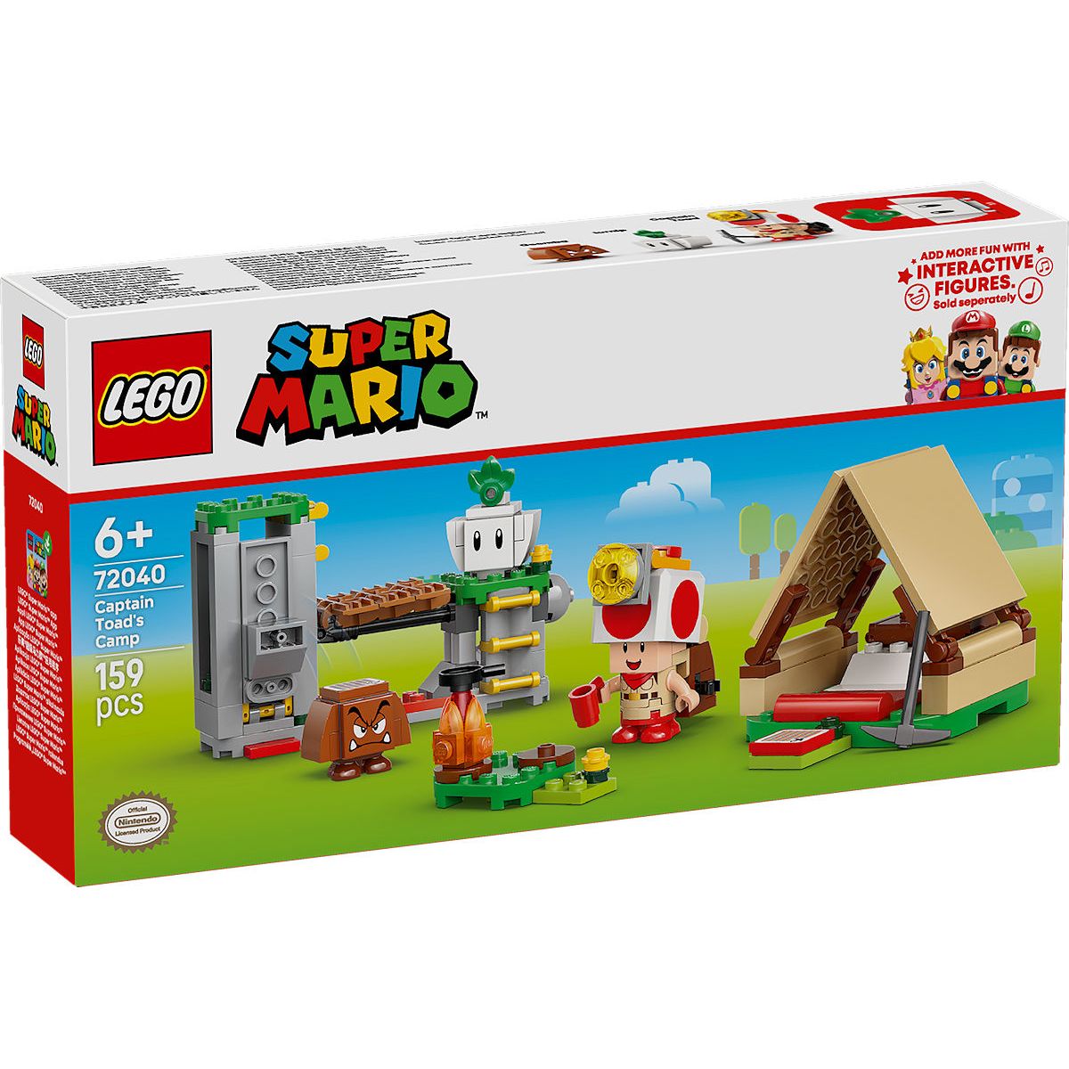 LEGO Super Mario Toad-baas' kampeerplaats