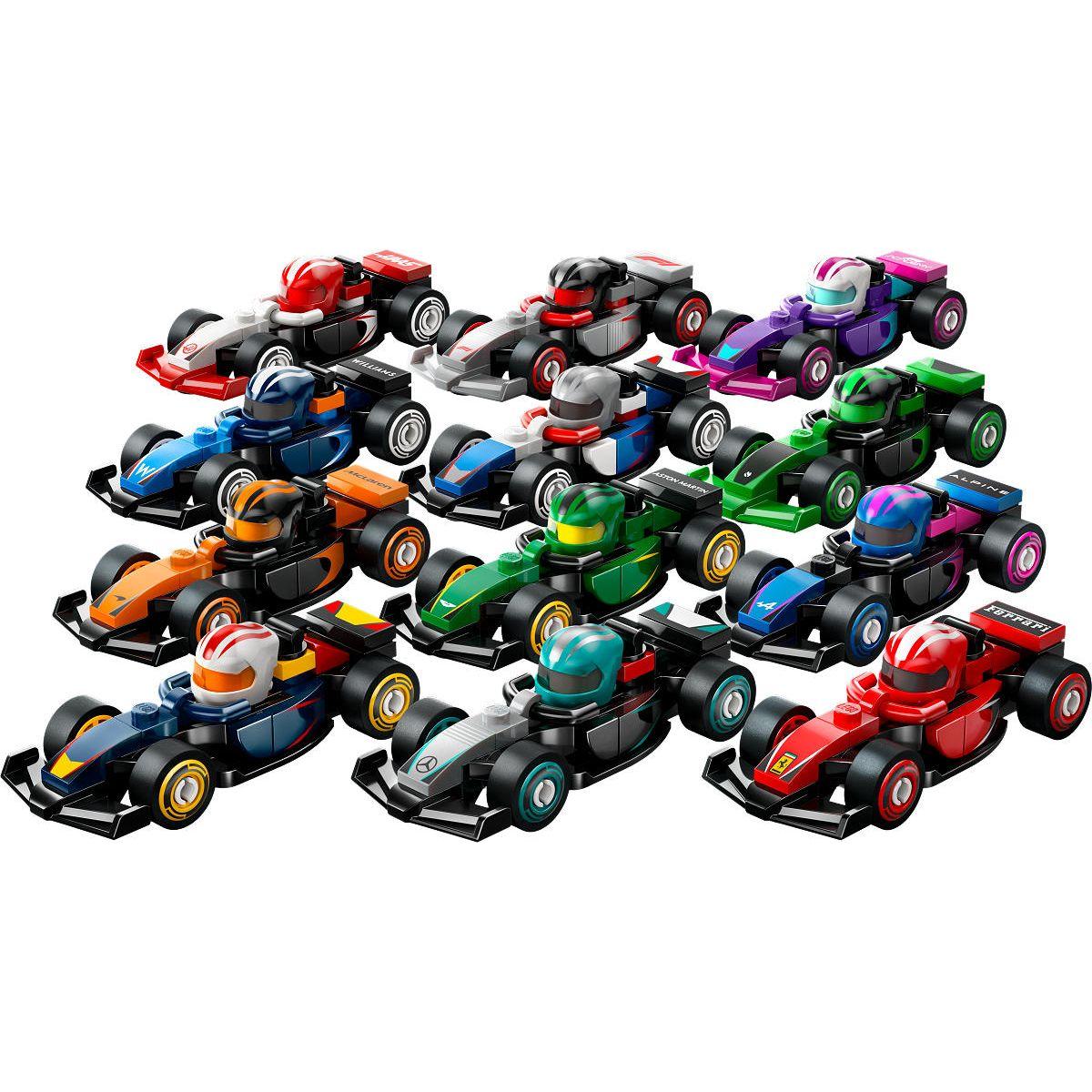 LEGO Minifiguren F1 raceauto's