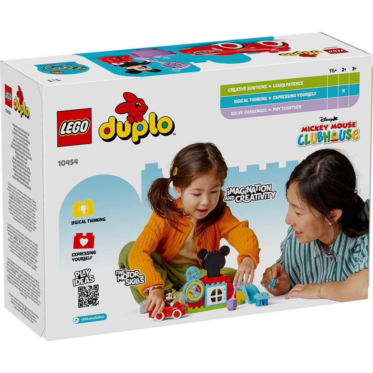 DUPLO Disney Mickey Mouse clubhuis en auto
