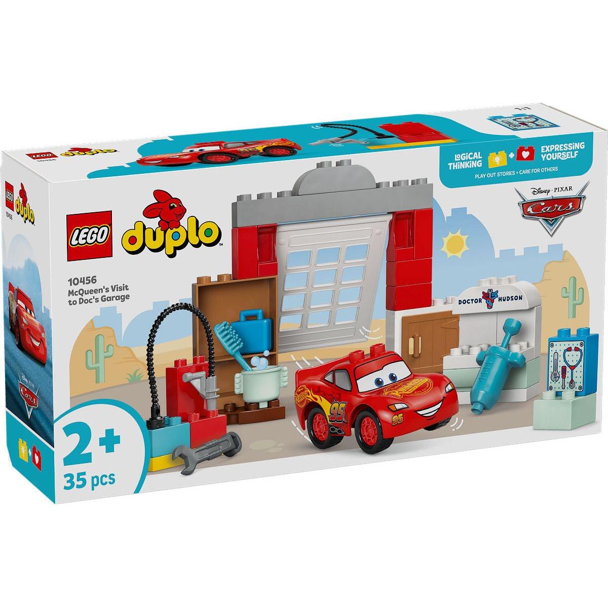 DUPLO Disney McQueens bezoek aan Docs garage