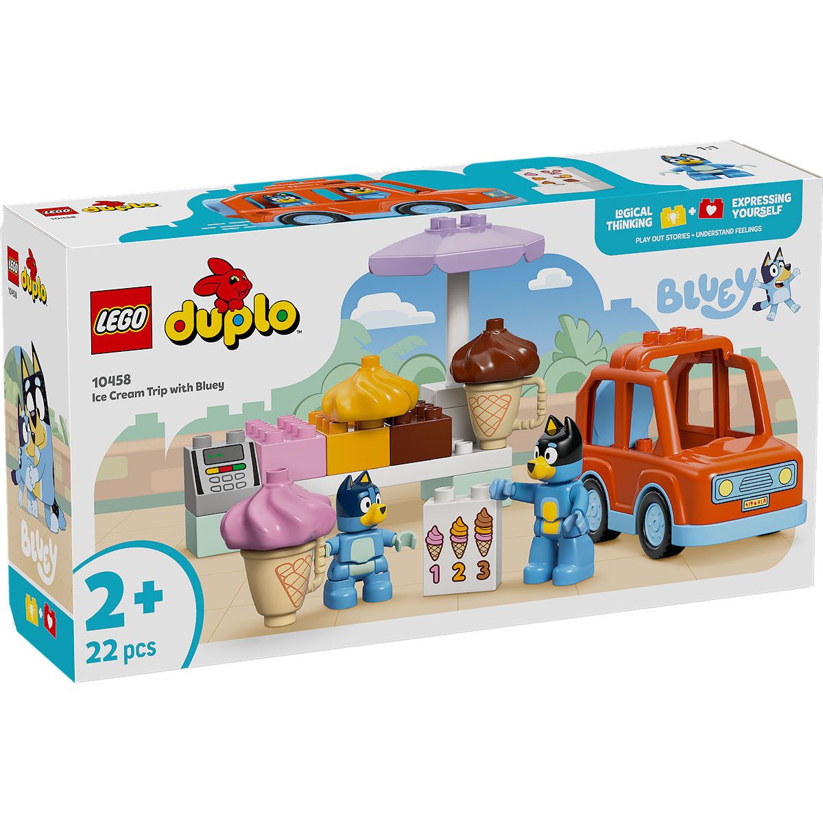 DUPLO Bluey Een ijsje halen met Bluey