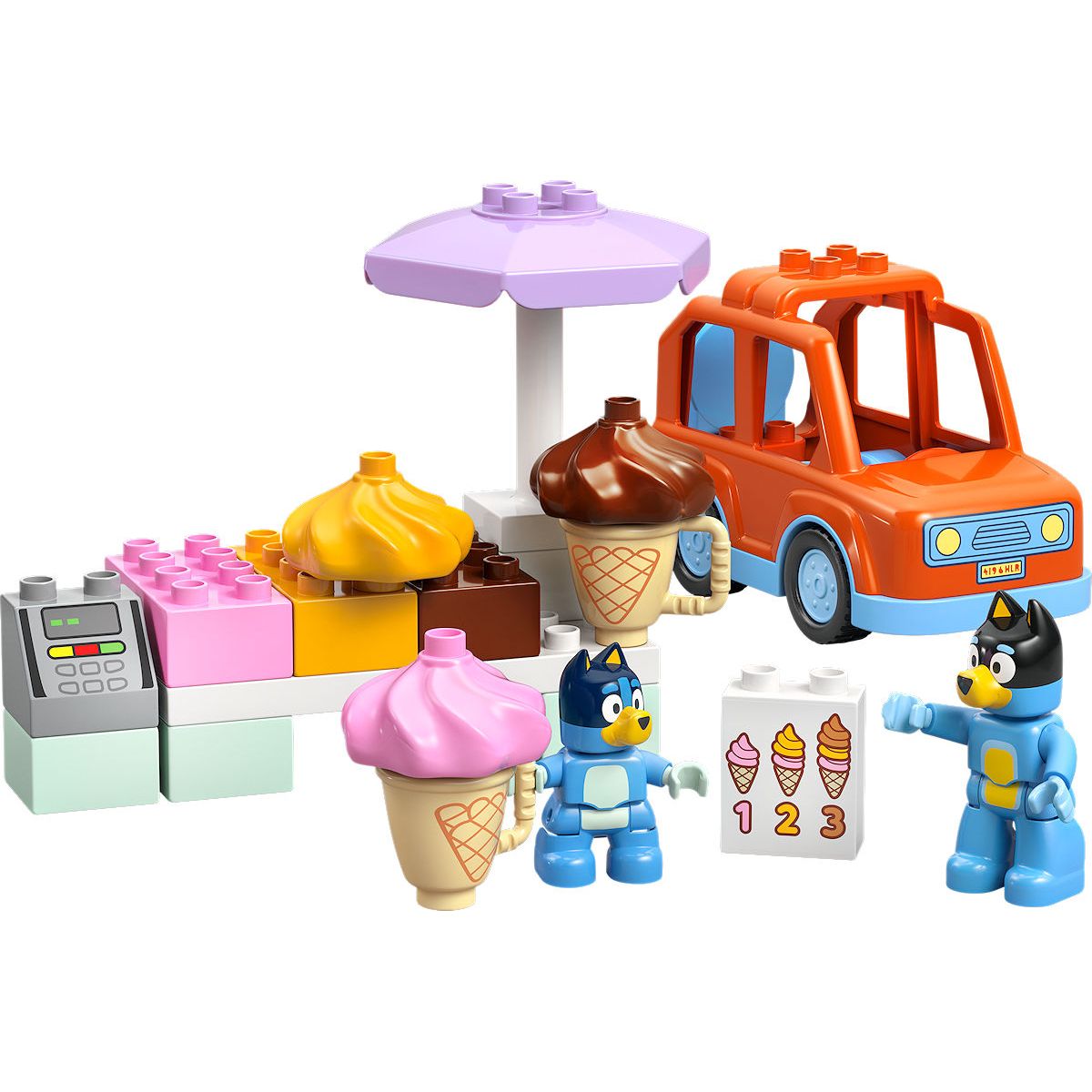 DUPLO Bluey Een ijsje halen met Bluey