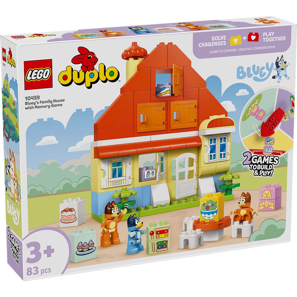 DUPLO Bluey Huis van Bluey en haar familie met geheugenspel