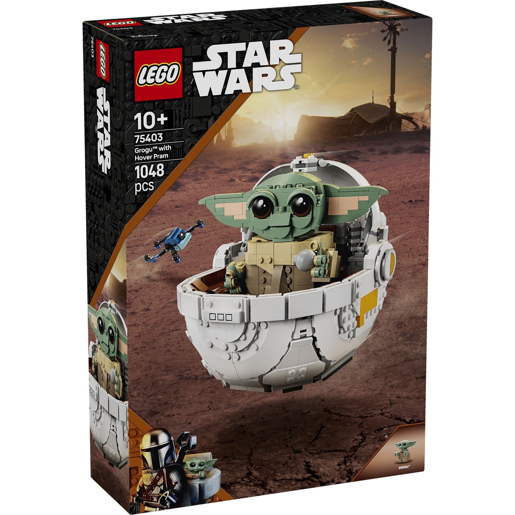 LEGO Star Wars Grogu met zweefkinderwagen