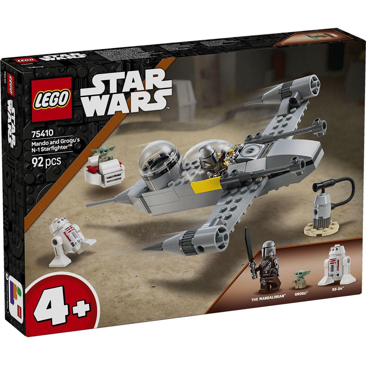 LEGO Star Wars Mando en Grogu's N-1 Starfighter