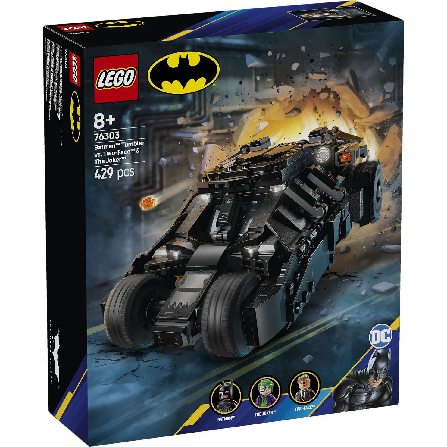 LEGO Super Heroes Batman Tumbler vs. Two-Face en The Joker