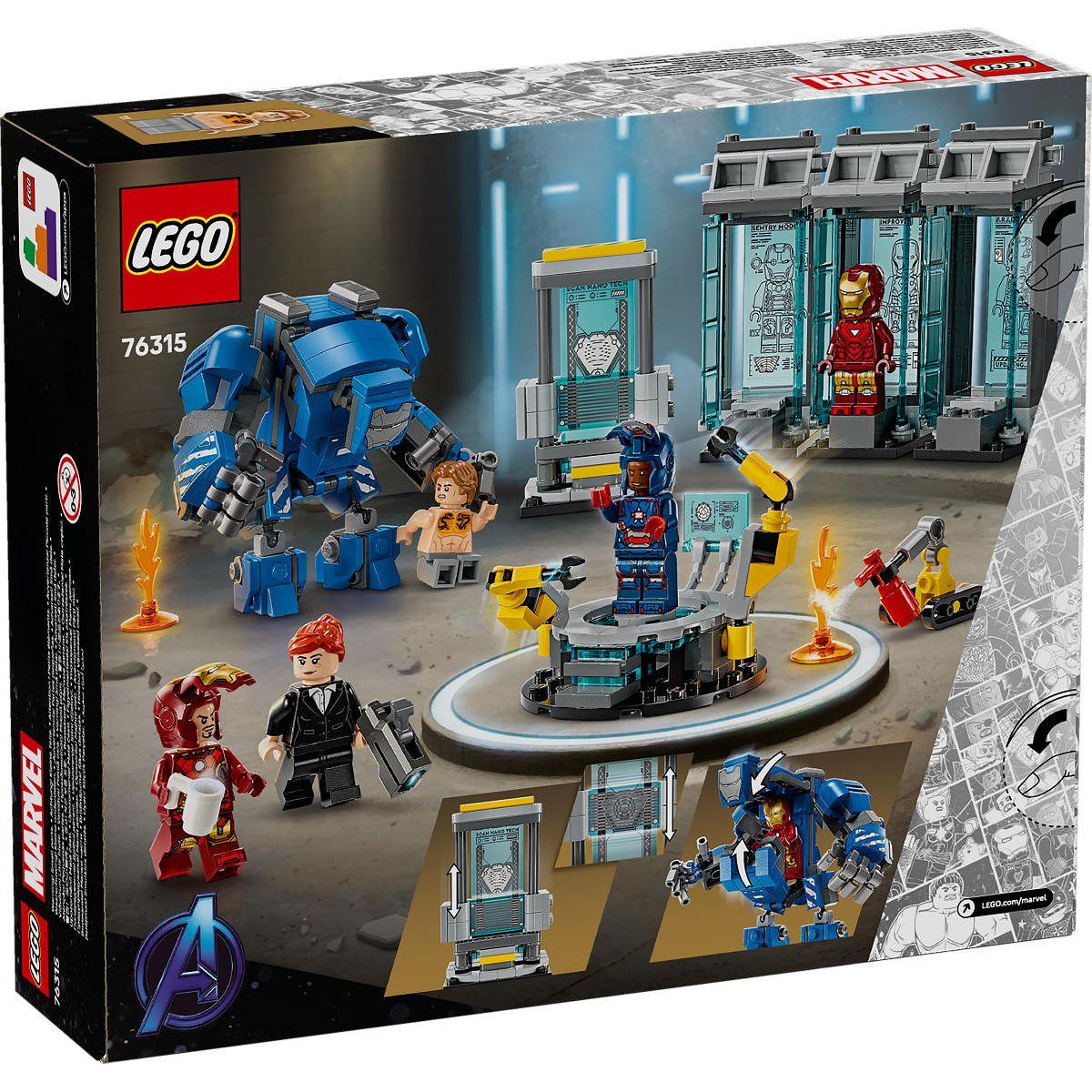 LEGO Super Heroes Iron Mans laboratorium: harnasruimte