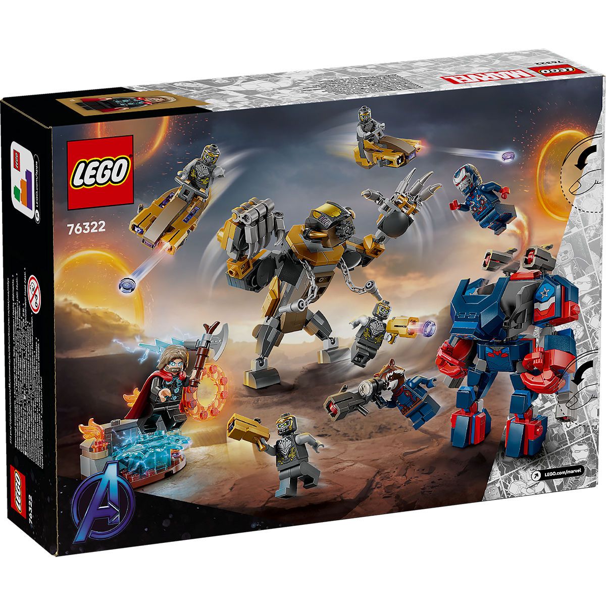 LEGO Super Heroes Avengers: Endgame Thor vs. Chitauri