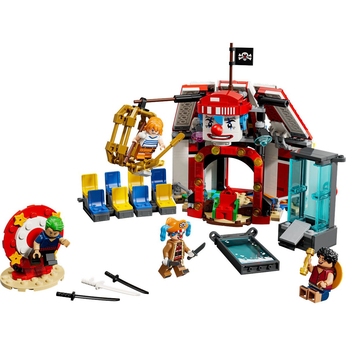 LEGO ONE PIECE Circustent van Buggy de Clown