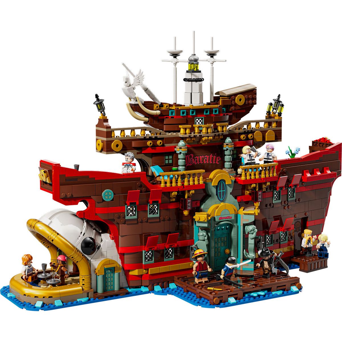 LEGO ONE PIECE Het drijvende restaurant Baratie