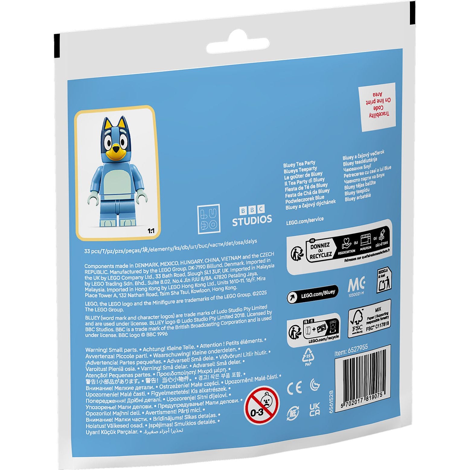 LEGO Impulse Bags - Bluey's theekransje