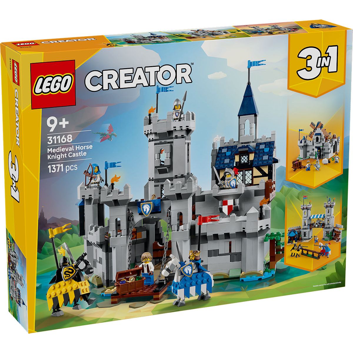LEGO CREATOR Middeleeuws kasteel met ridders te paard