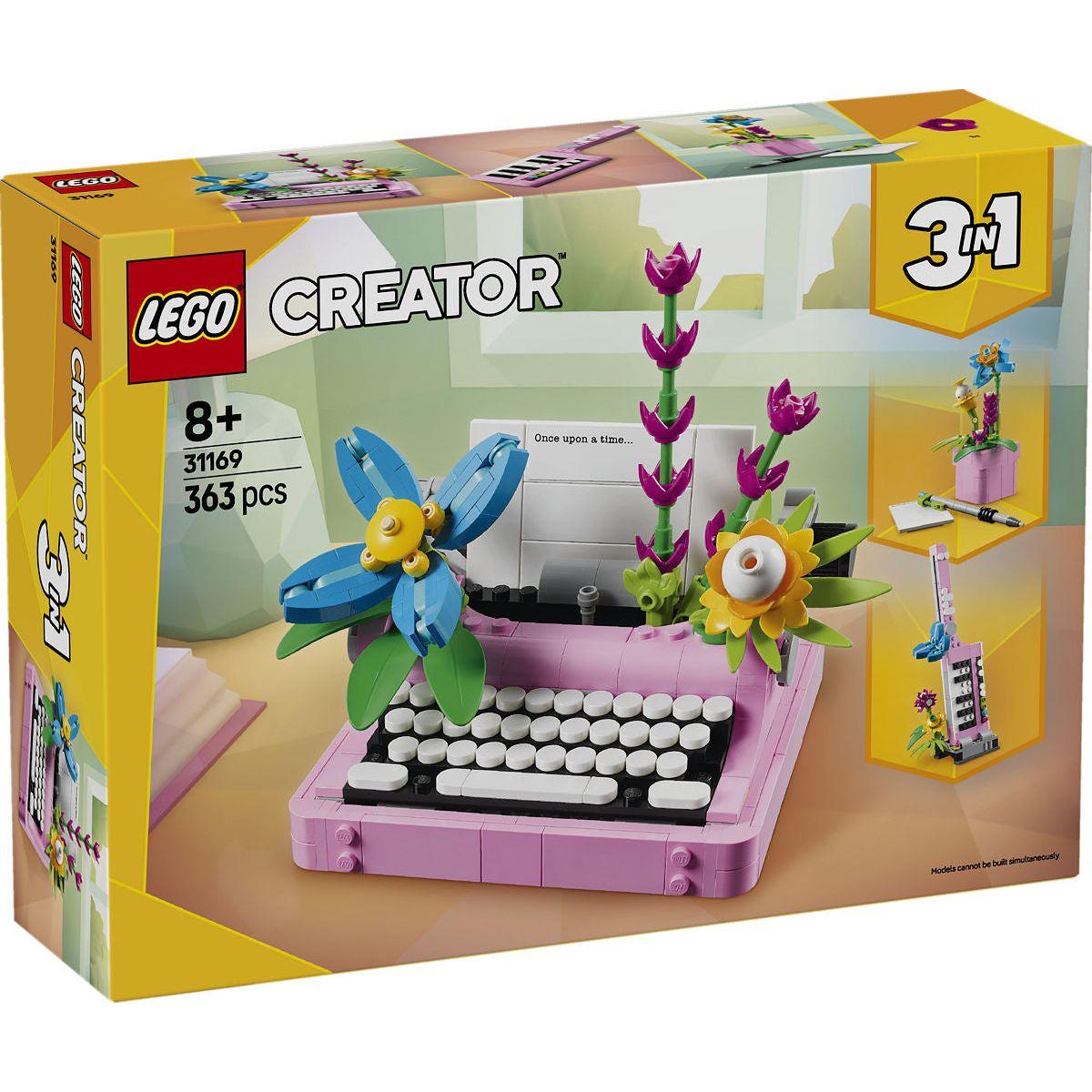 LEGO Creator Typemachine met bloemen