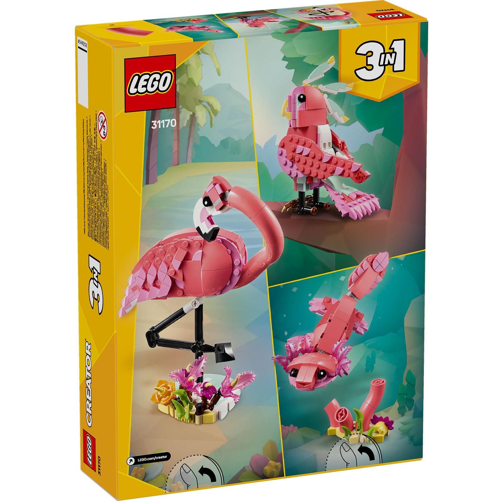 LEGO CREATOR Wilde dieren: roze flamingo