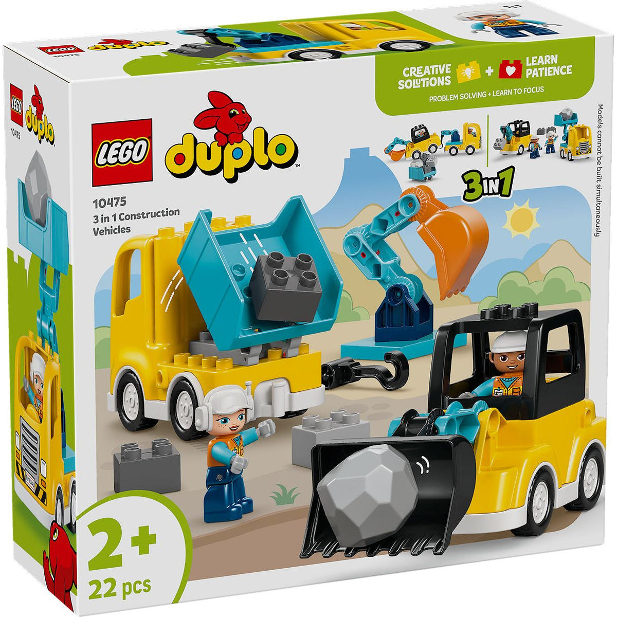 DUPLO Town 3-in-1 bouwvoertuigen