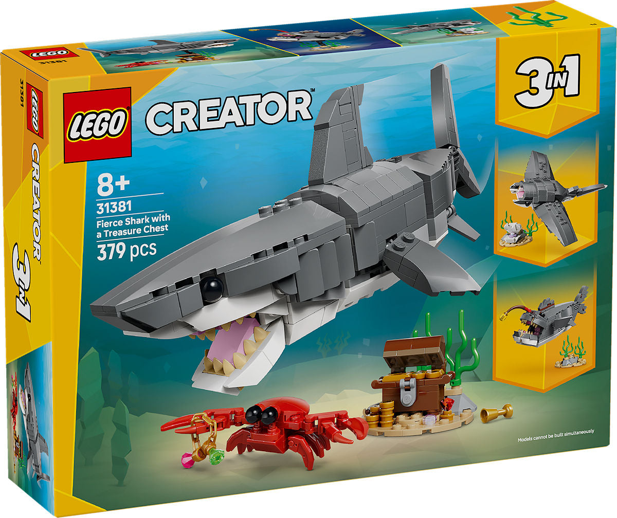 LEGO CREATOR Woeste haai met schatkist