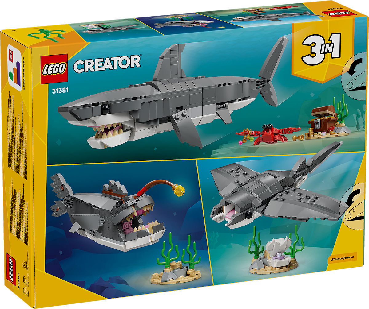 LEGO CREATOR Woeste haai met schatkist
