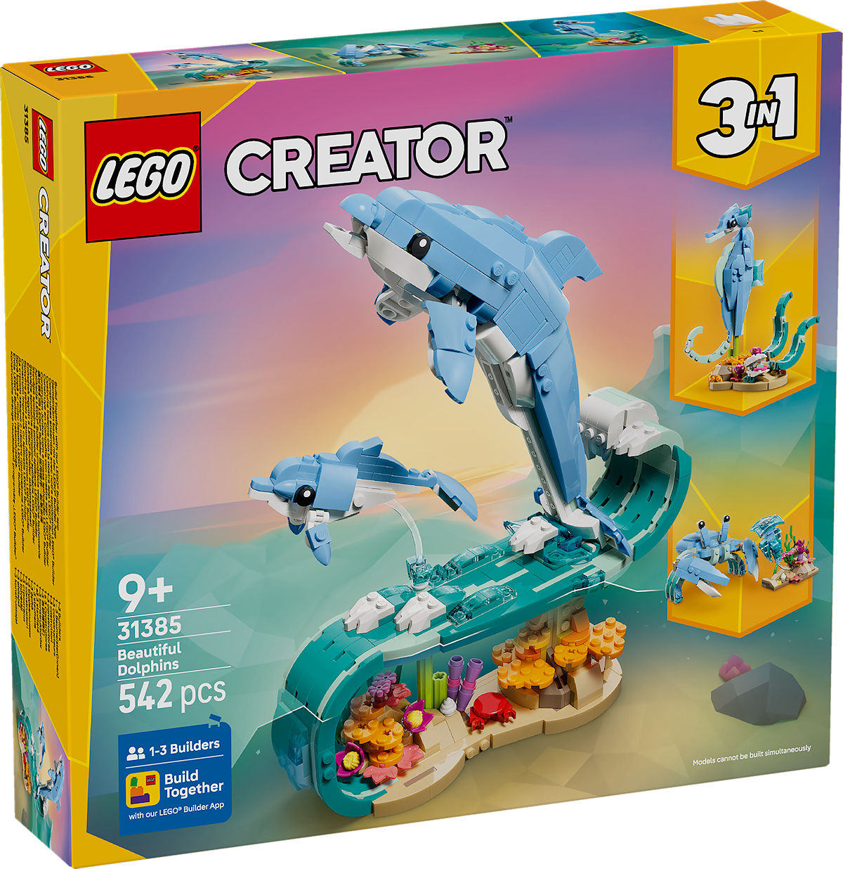 LEGO CREATOR Zeedieren: prachtige dolfijnen