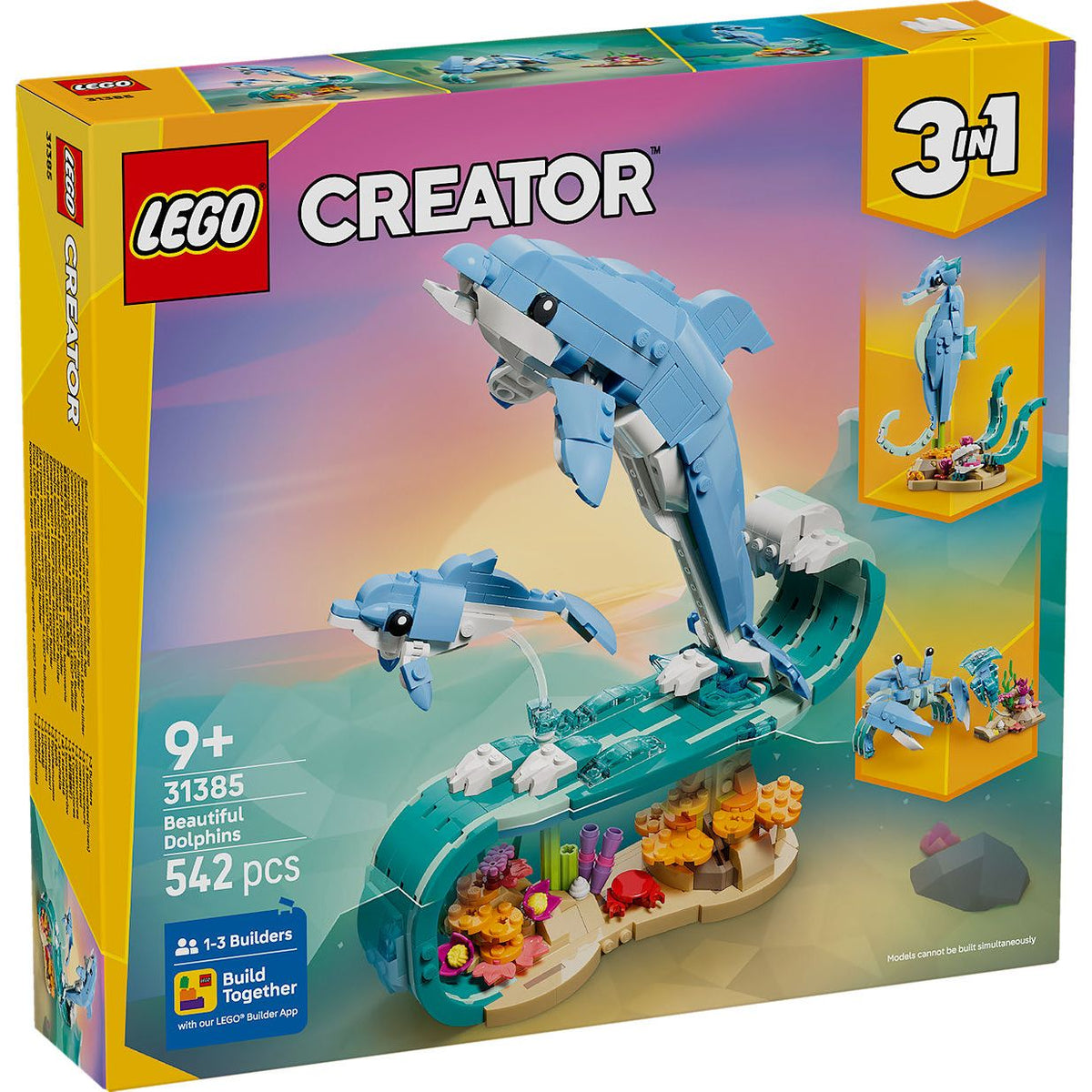 LEGO CREATOR Zeedieren: prachtige dolfijnen