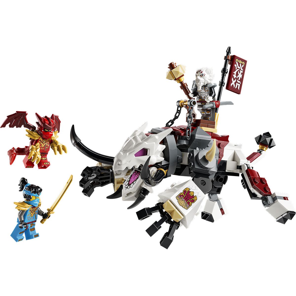 LEGO Ninjago Zilvar en Grimtak het Drakenbeest