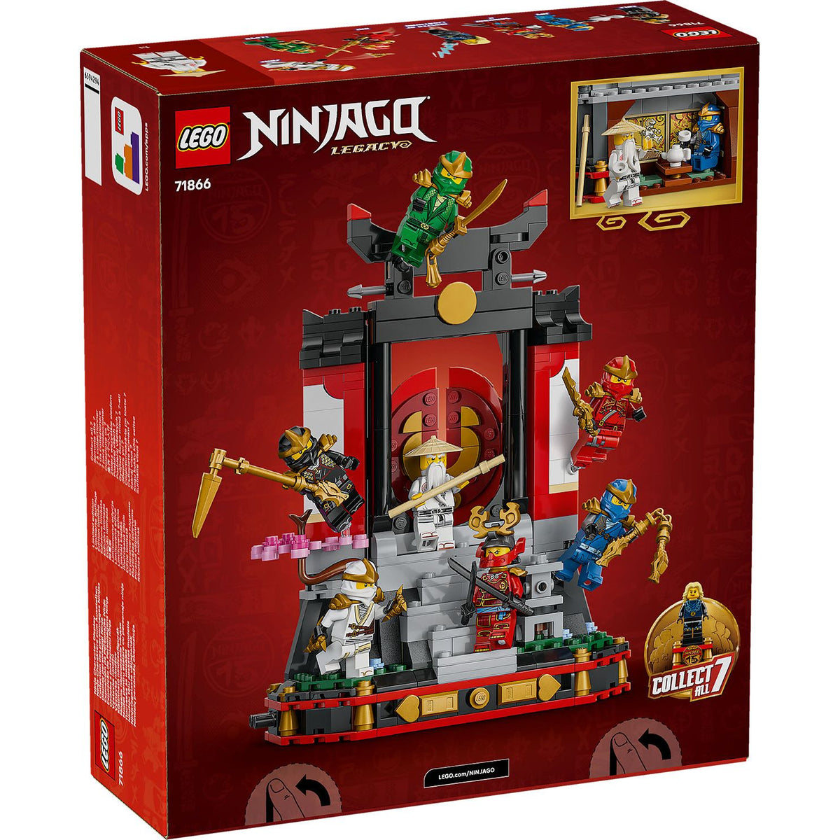 LEGO Ninjago 15-jarig jubileum: Display met ninja personages