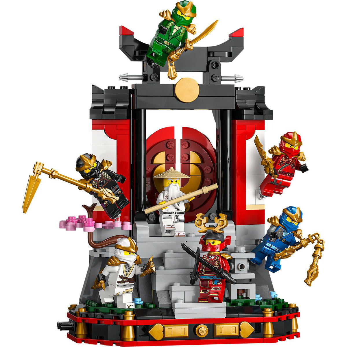 LEGO Ninjago 15-jarig jubileum: Display met ninja personages