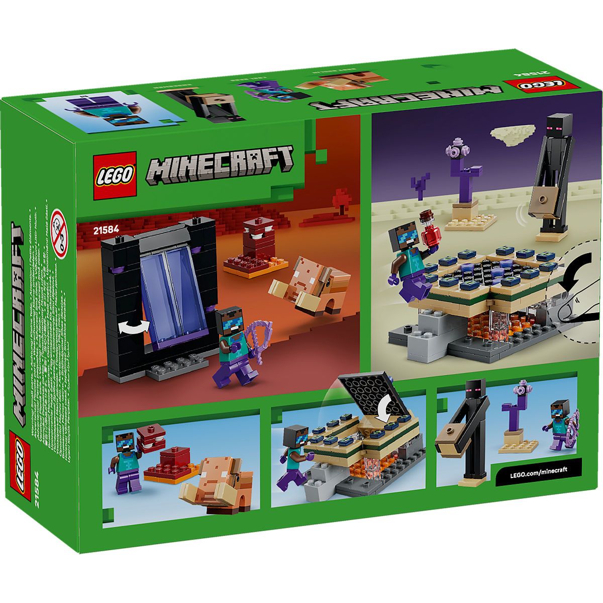 LEGO Minecraft Reis naar de Nether en het End-portaal